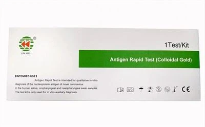 Test antigenu JUNNUO z výrobního závodu se schválením ISO