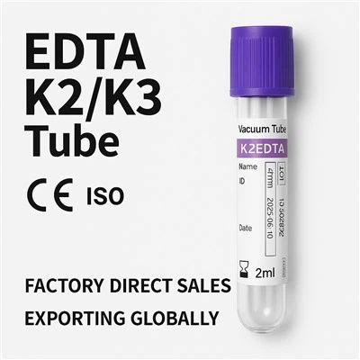 EDTA K2\/K3 vakuová krevní sběr krve trubice nebo sklo